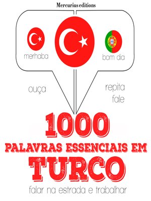cover image of 1000 palavras essenciais em turco